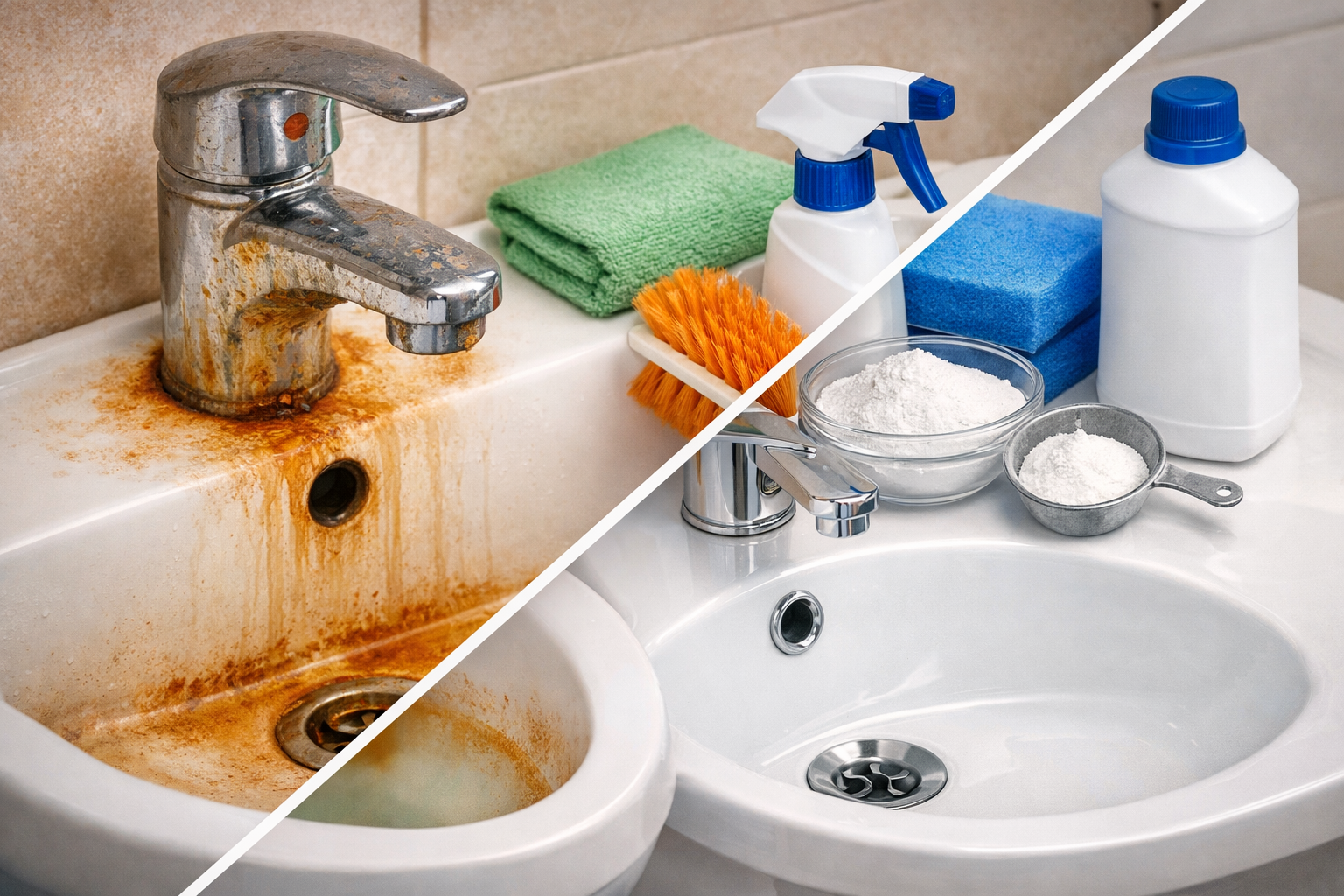 Ako účinne vyčistiť vodovodné armatúry od červeného vodného kameňa a stôp po korózii